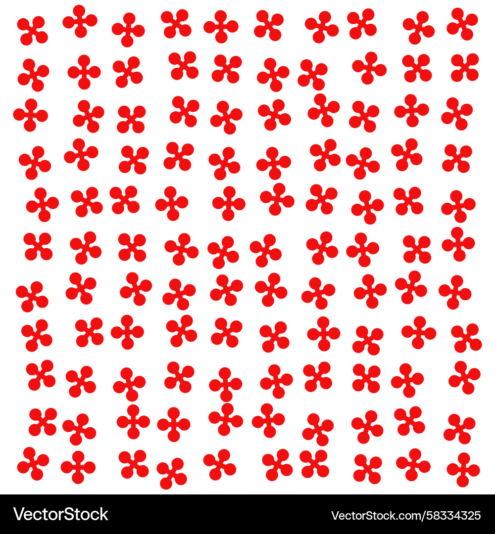 Red Cross Grid Pattern Vector Image