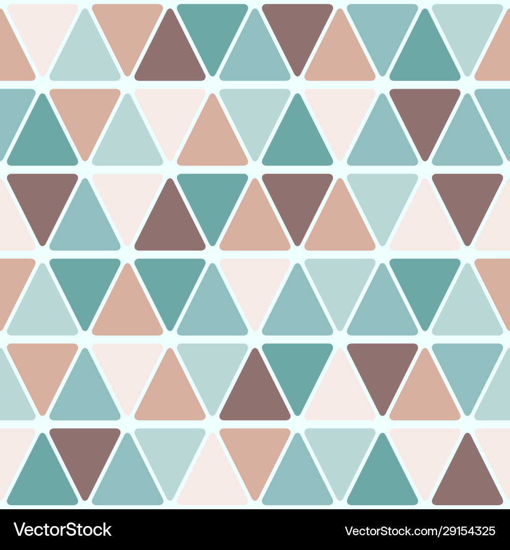Seamless abstract pattern triangles vector image