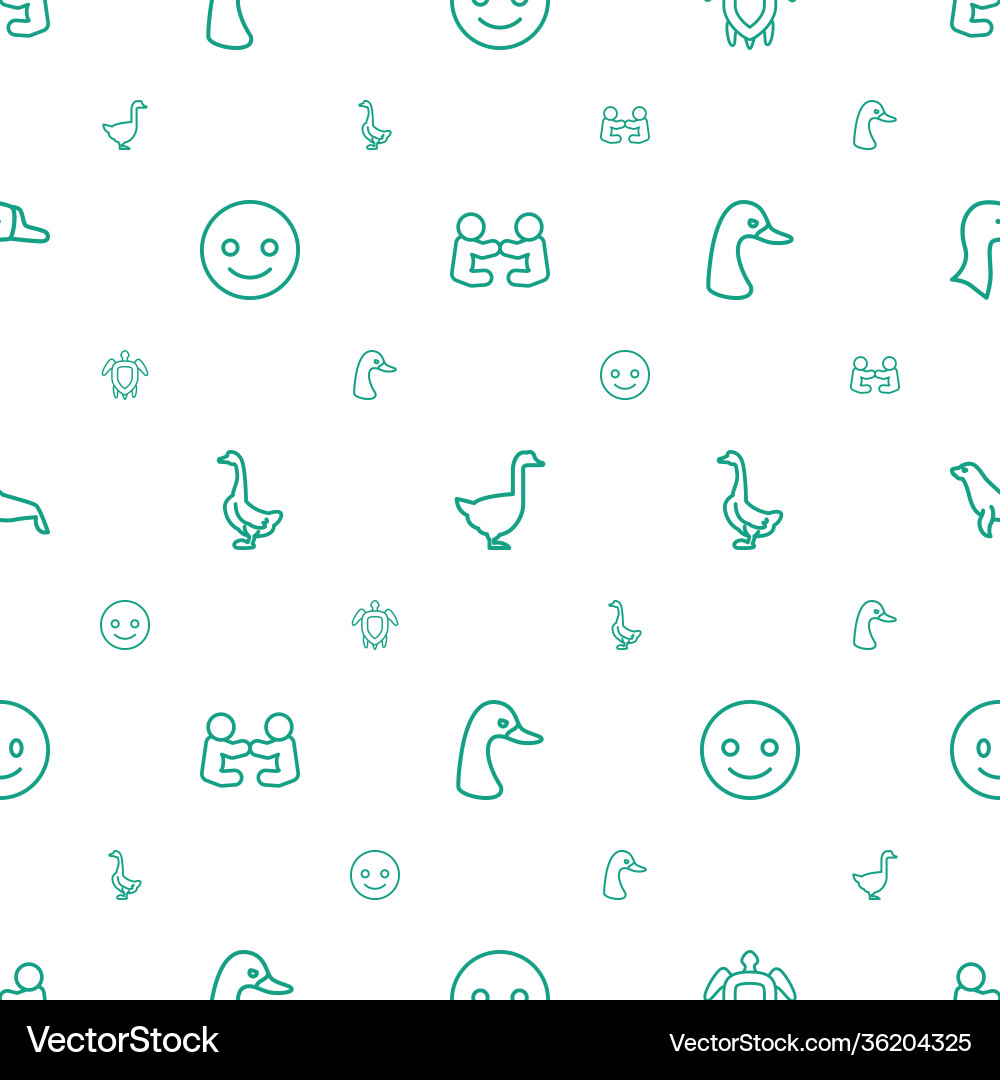 Smiling icons pattern seamless white background Vector Image