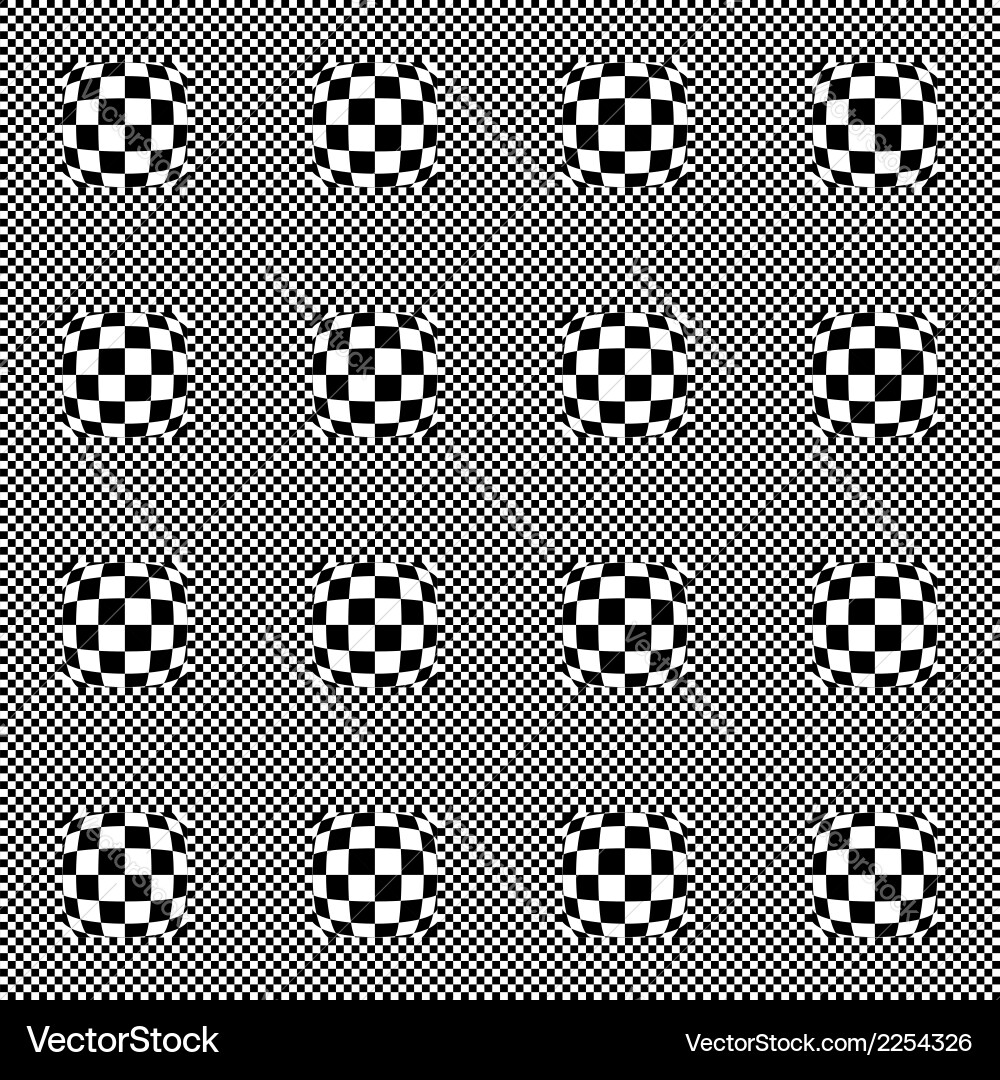 Design seamless monochrome checkered pattern vector image