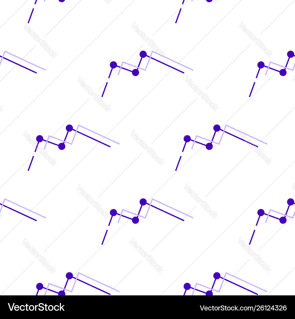 Graph diagram icon seamless pattern finance Graph diagram icon seamless pattern finance vector image