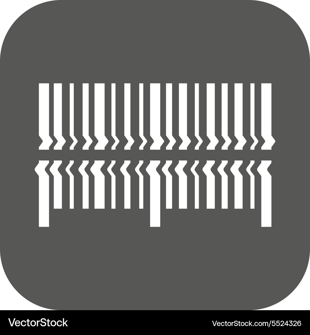 Scan the bar code icon barcode scanning symbol Vector Image