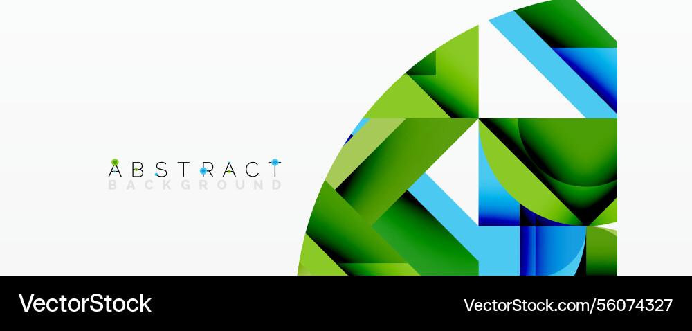 Abstract geometric composition with interlocking Abstract geometric composition with interlocking Vector Image