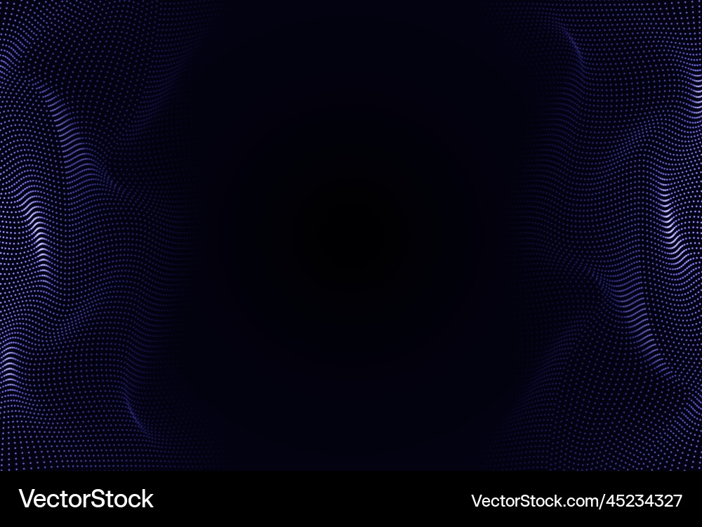 Abstract gradient particle wave big data digital Abstract gradient particle wave big data digital Vector Image