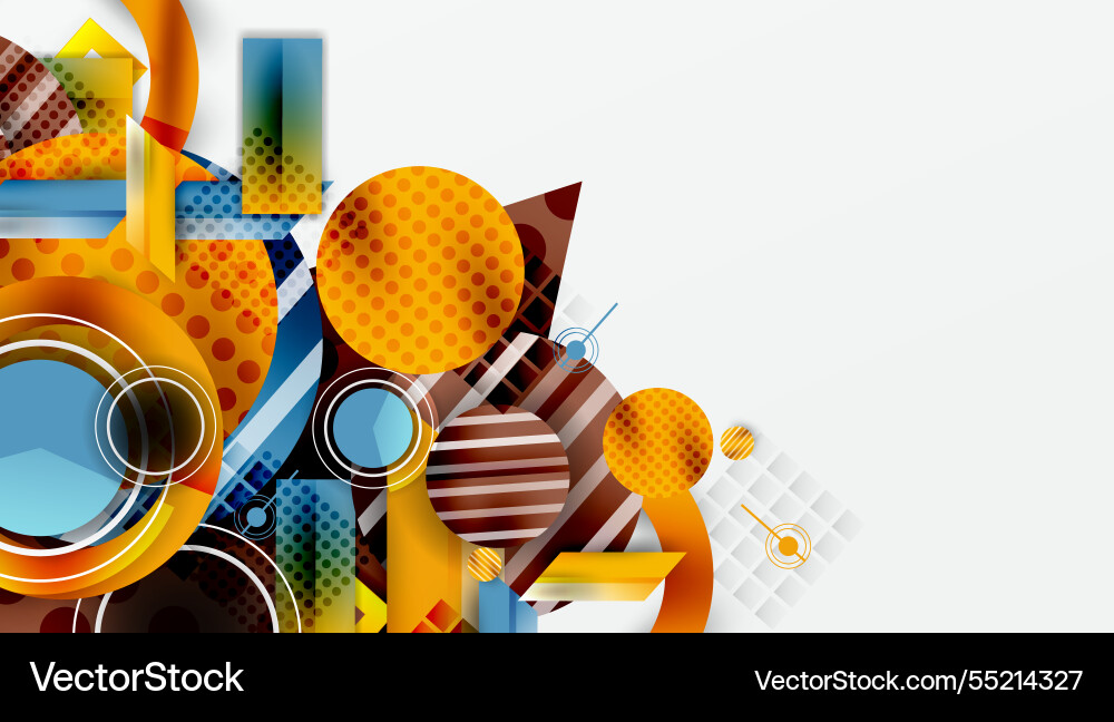 Dynamic complex geometric abstract background Dynamic complex geometric abstract background vector image