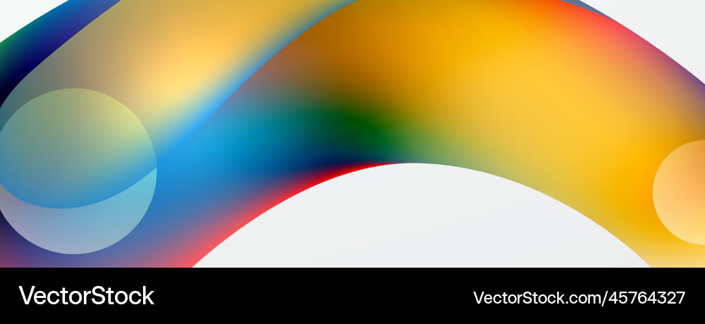 Fluid Abstract Shapes Background vector image
