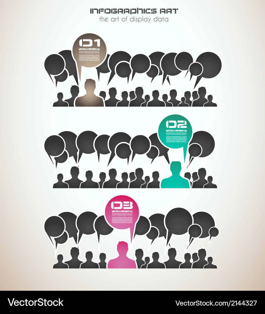 Infographics concept to display your data vector image