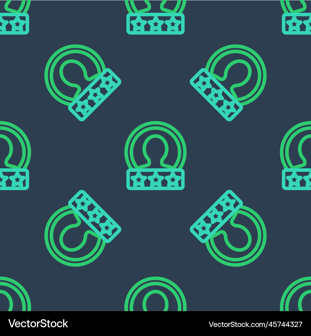 Line create account screen icon isolated seamless Vector Image