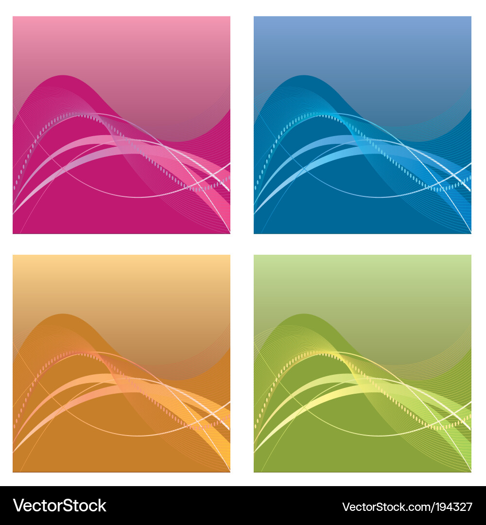 Swirling Abstract Patterns vector image