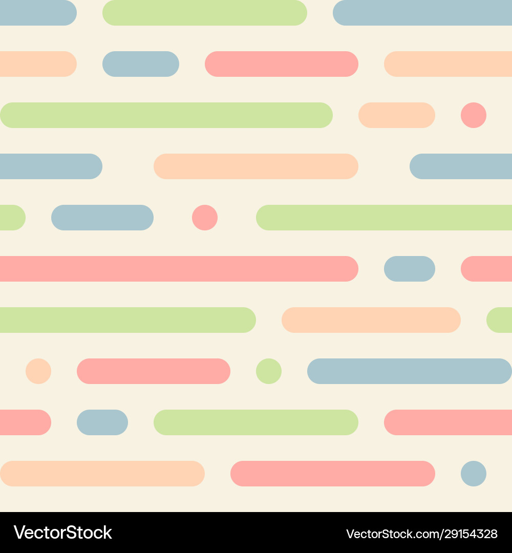 A simple geometric pattern rounded lines Vector Image