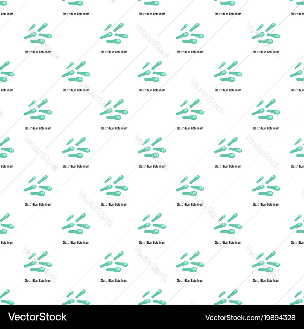 Clostridium botulinum pattern seamless Vector Image