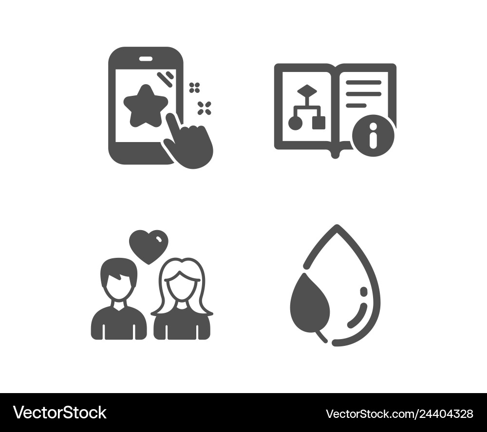 Couple love star rating and technical algorithm Couple love star rating and technical algorithm vector image