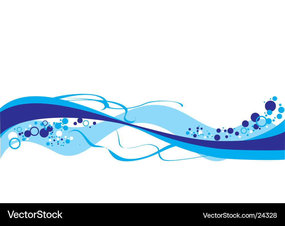 Fluid Wave Pattern vector image