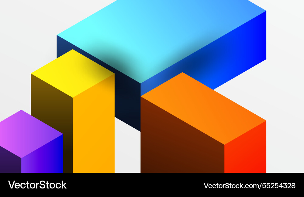 Sleek abstract design featuring isometric 3d Sleek abstract design featuring isometric 3d vector image