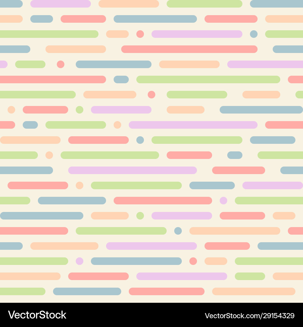 A simple seamless geometric pattern rounded Vector Image
