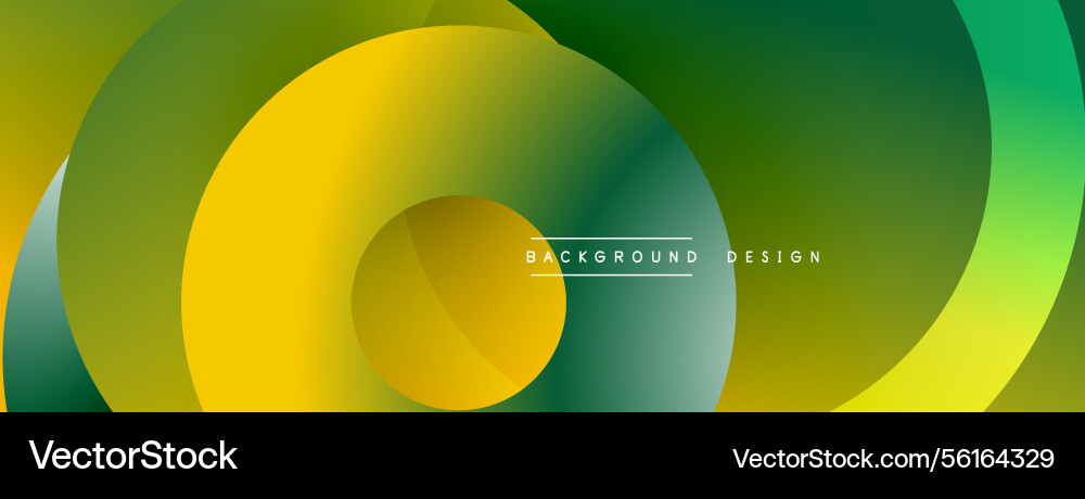 Abstract design features flowing layers green Abstract design features flowing layers green Vector Image