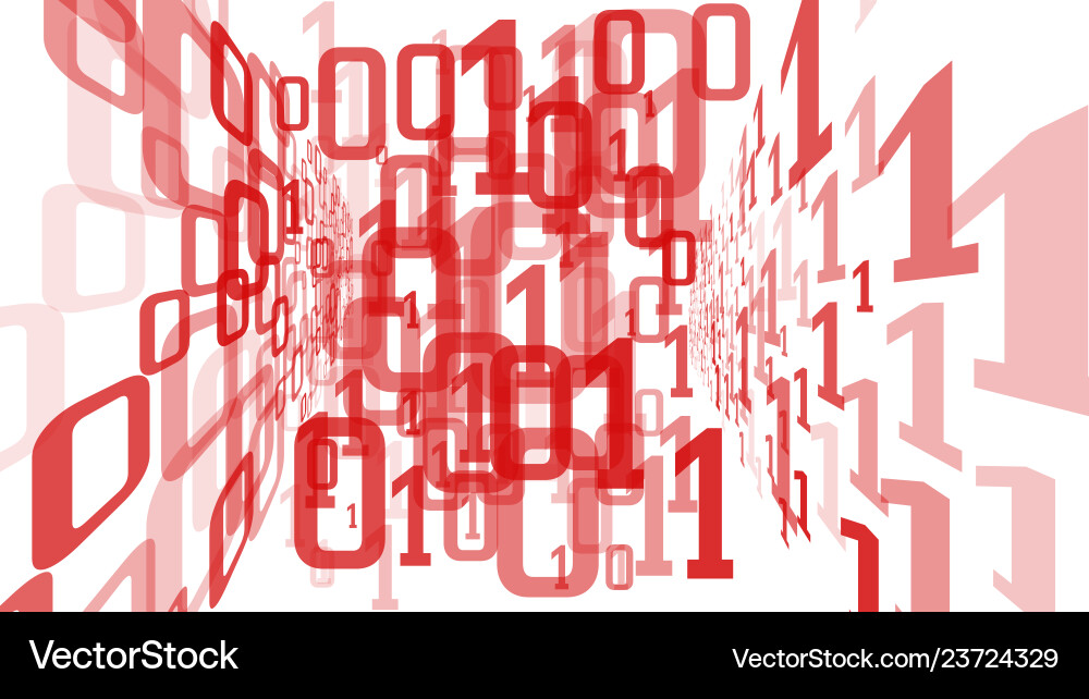 Algorithm Maschine Lernen digital Cyberspace vektorbild