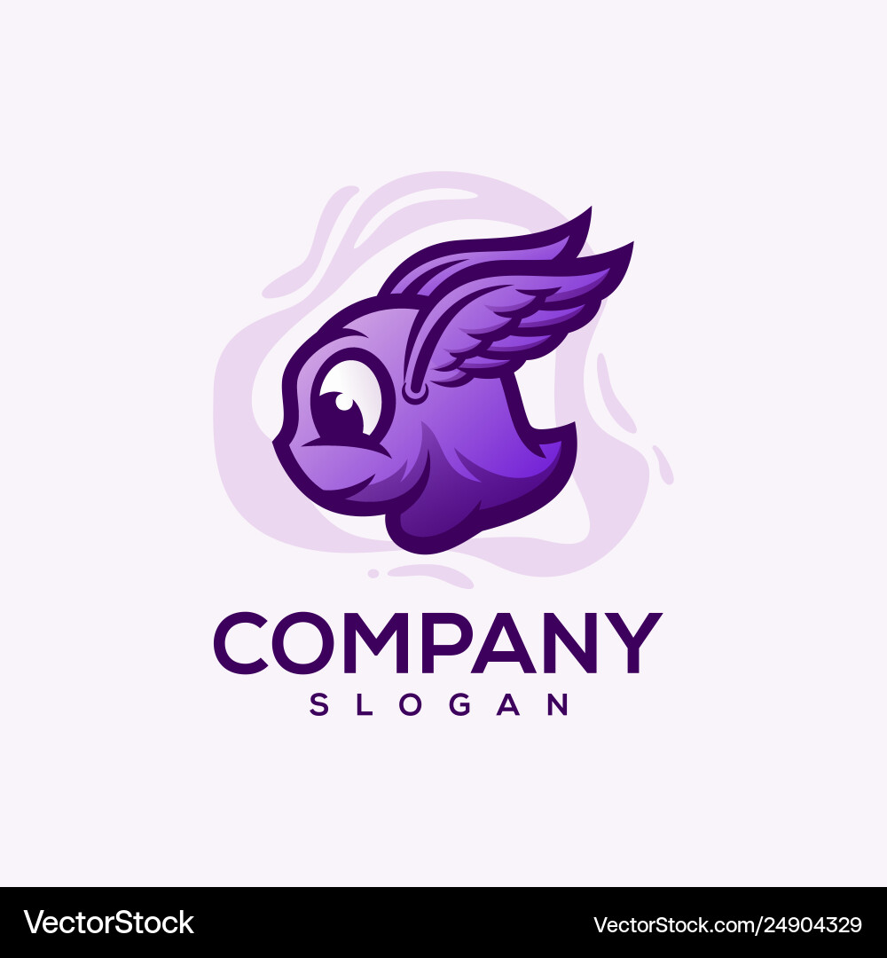 Colorful Monster Logo Vector Image