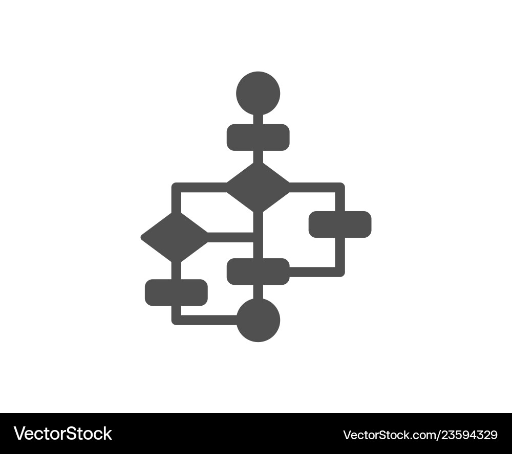 Diagram and Flowchart Icon vector image