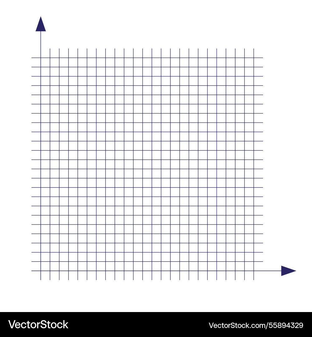 Grid paper mathematical graph cartesian Grid paper mathematical graph cartesian vector image