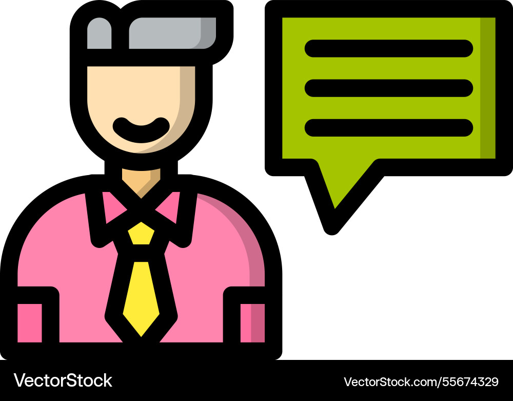 Interview icon design vector image