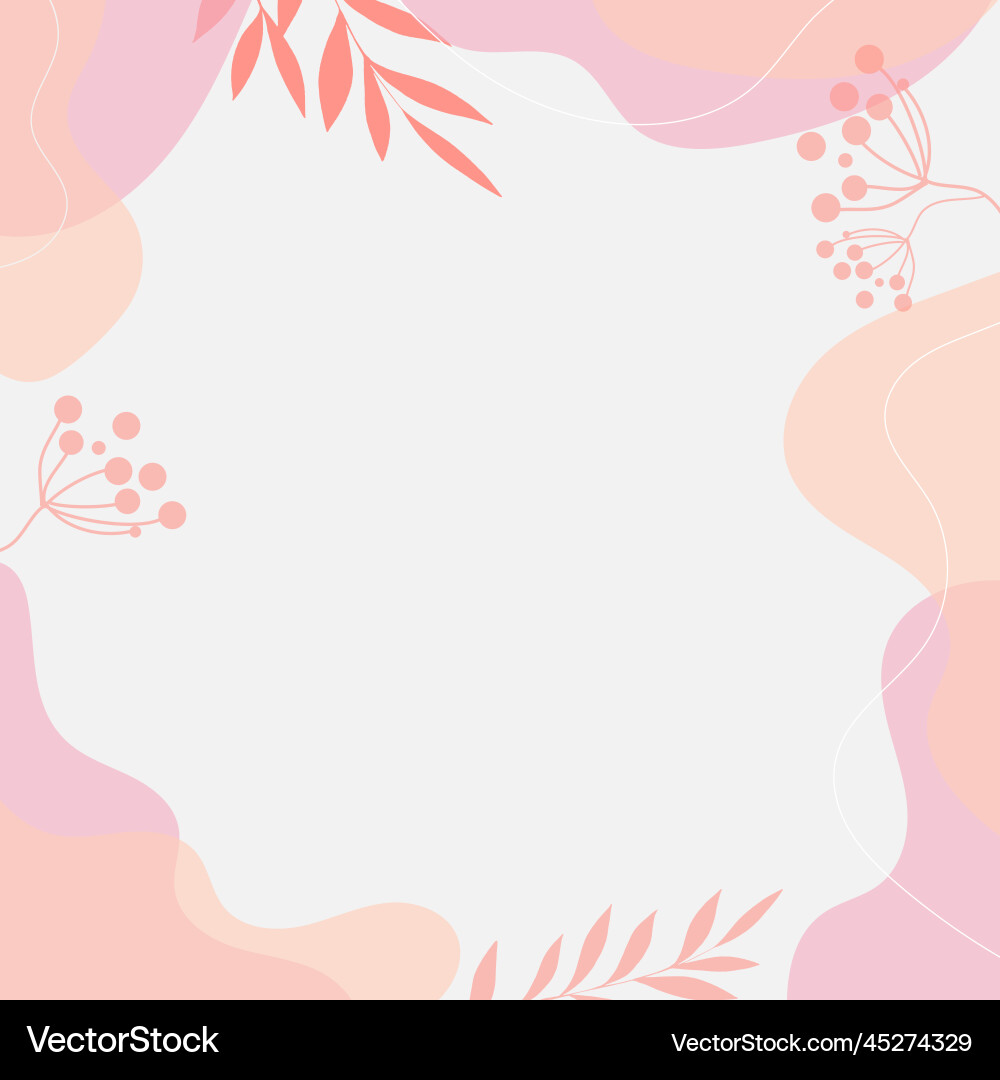 Modern background with fluid and leaves shape Modern background with fluid and leaves shape vector image