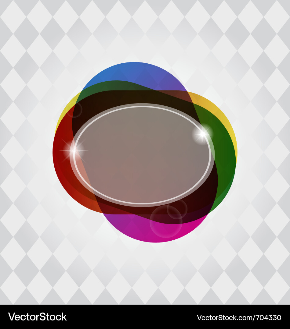 Abstract speech bubble Vector Image