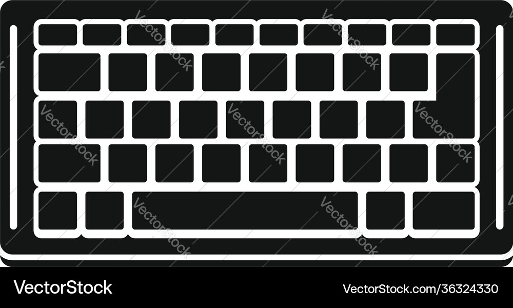 Control keyboard icon simple style Control keyboard icon simple style vector image