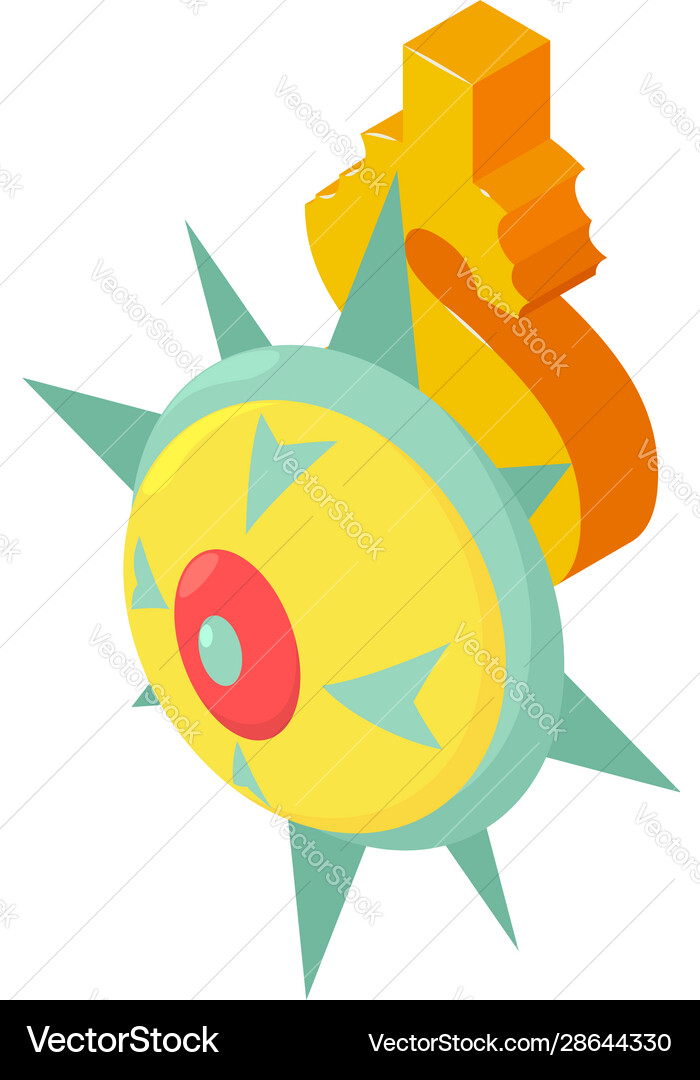 Schutzkonzept Icon isometrischer Stil Schutzkonzept Icon isometrischer Stil vektorbild