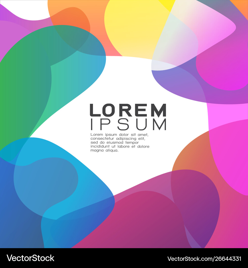 Abstract gradient overlapping background design Abstract gradient overlapping background design vector image