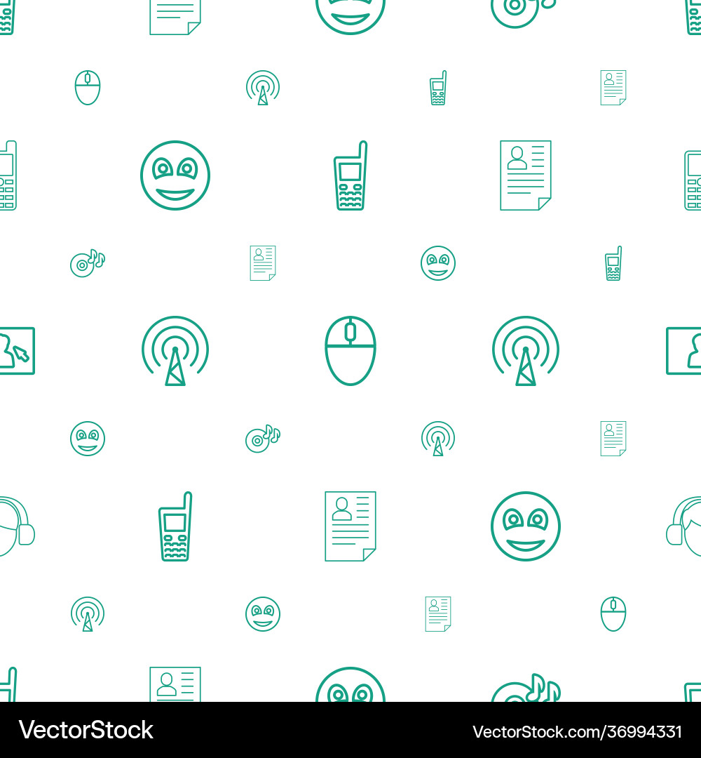 Computer icons pattern seamless white background Computer icons pattern seamless white background vector image