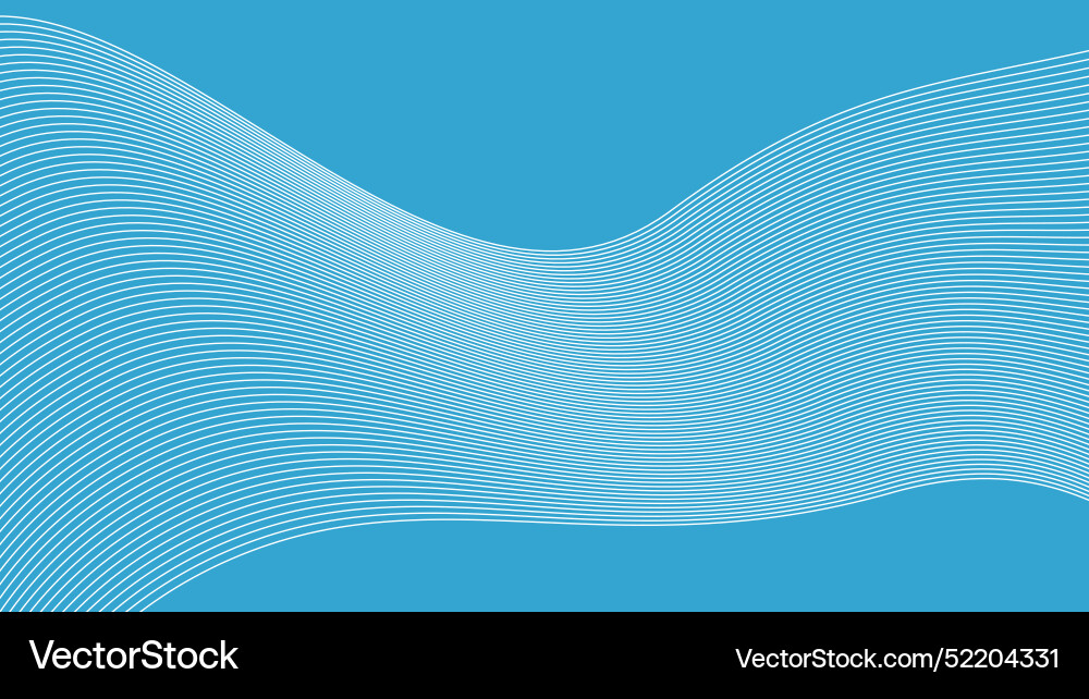 Cyan blue abstract background with curve line Cyan blue abstract background with curve line Vector Image