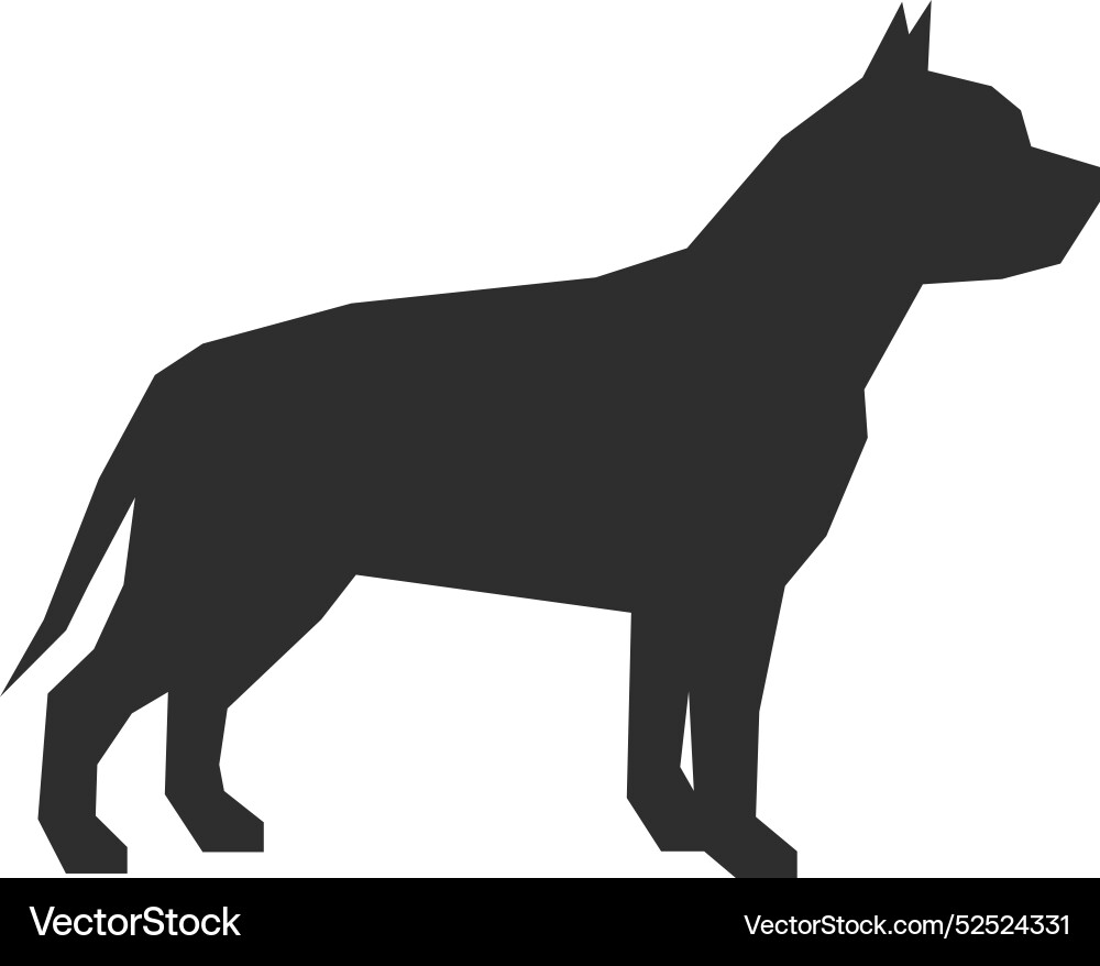 Pit bull schwarz silhouette haustier ikone hund logo Pit bull schwarz silhouette haustier ikone hund logo vektorbild