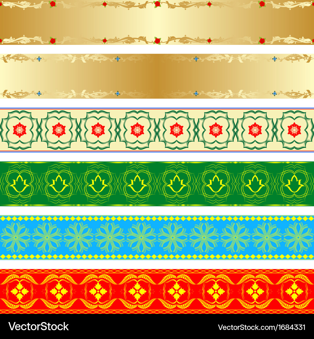 Seamless patterns-2 vector image