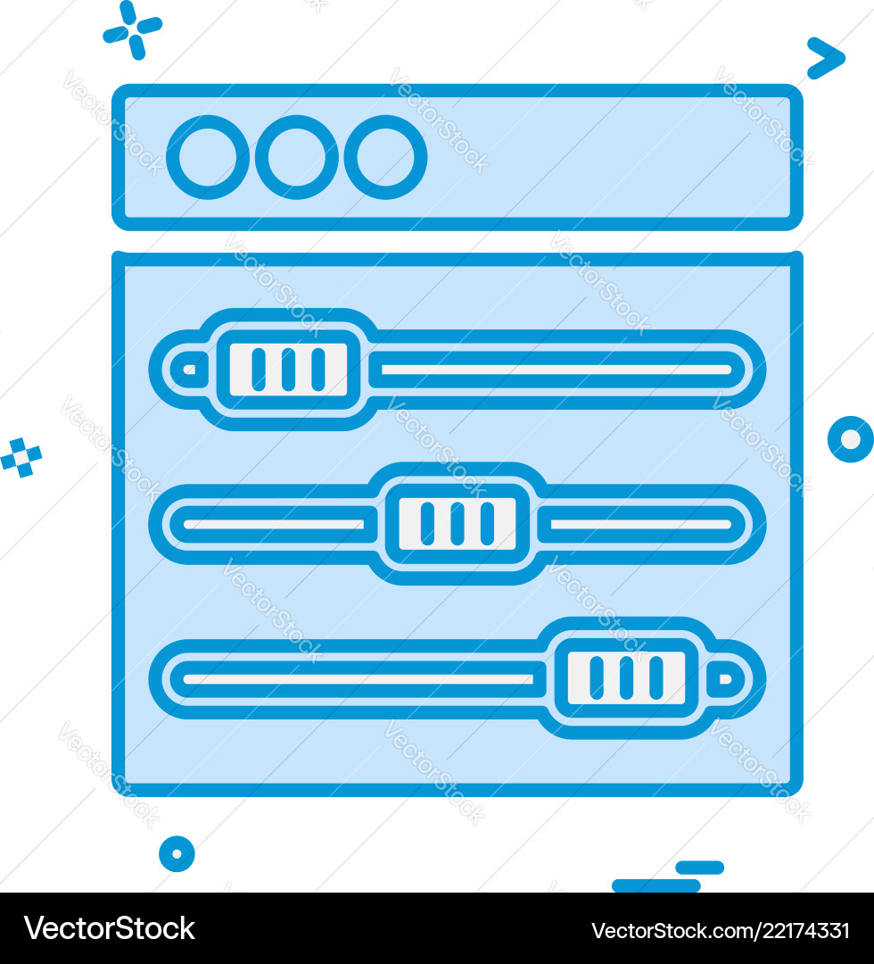 Web layouts icon design Web layouts icon design Vector Image