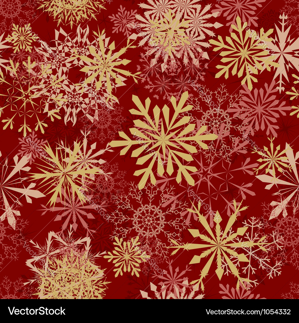 Snowflakes seamless Royalty Free Vector Image - VectorStock