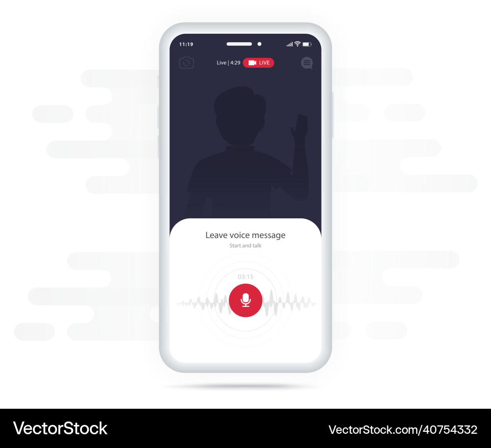 Video call conference ui application design Video call conference ui application design vector image