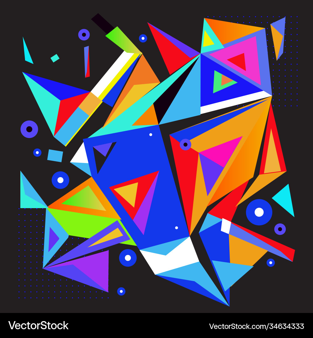 Abstract modern triangles background pattern Abstract modern triangles background pattern vector image