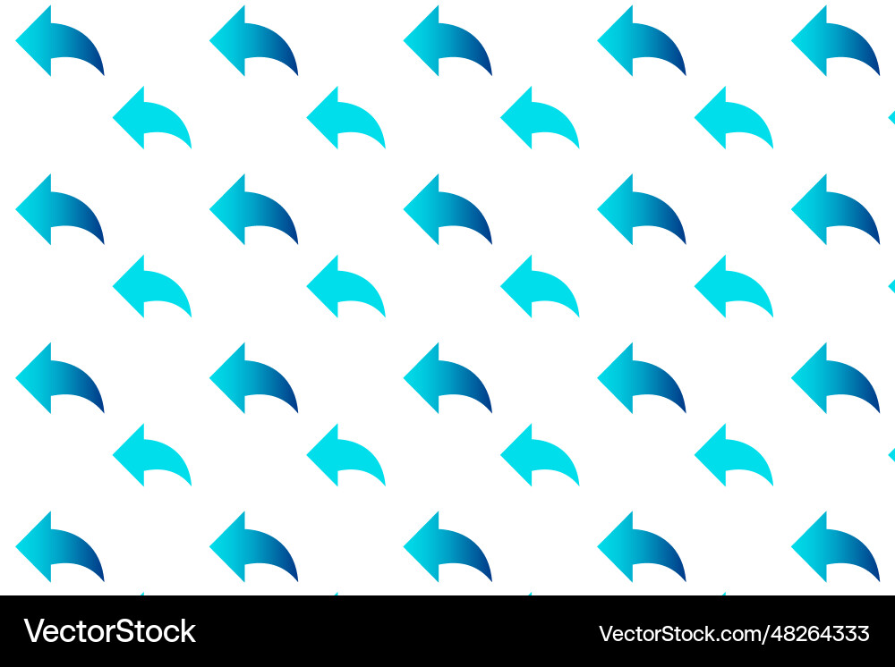 Abstract reply arrow pattern background vector image