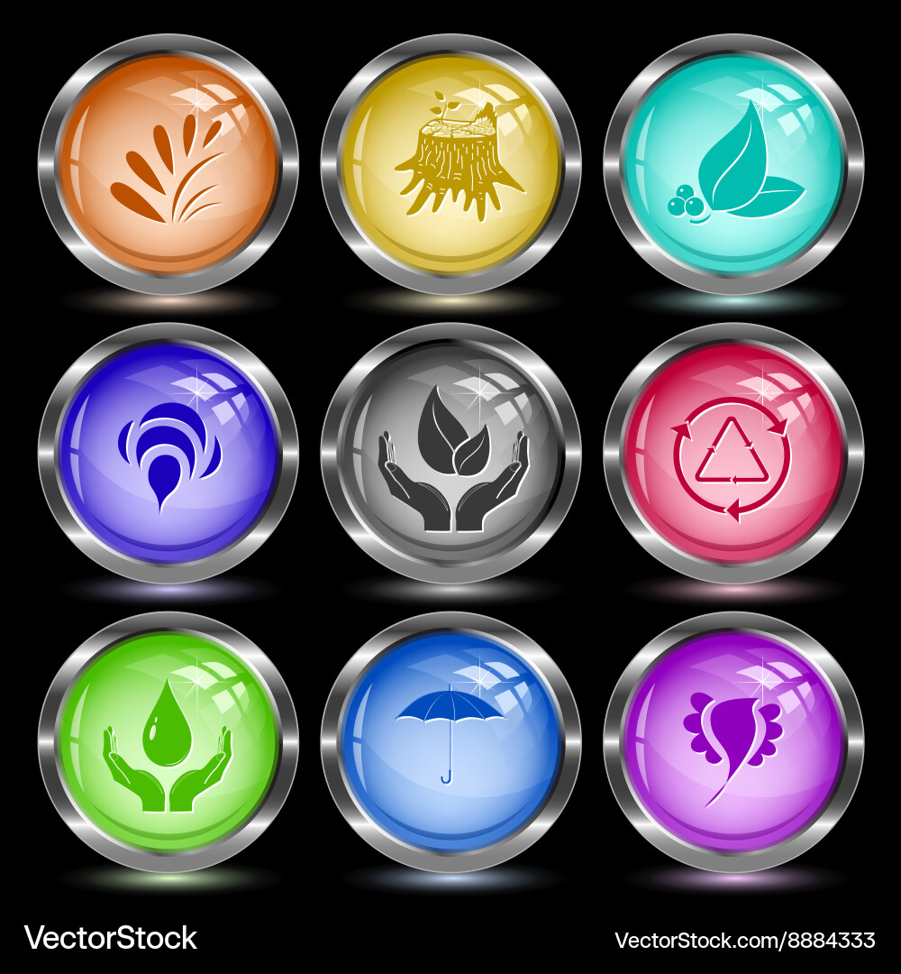 Internet button vector image