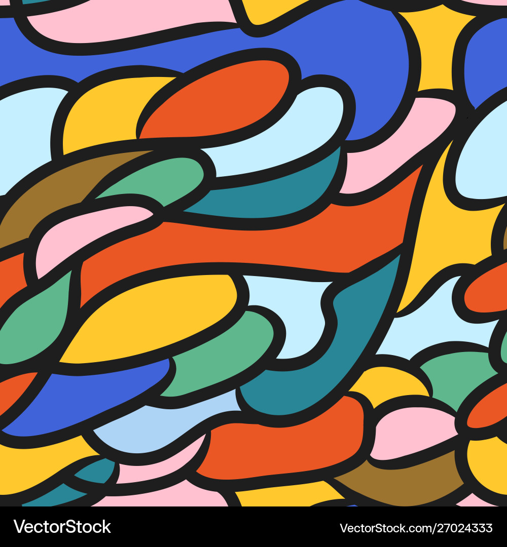 Seamless pattern lines in style stained Seamless pattern lines in style stained vector image