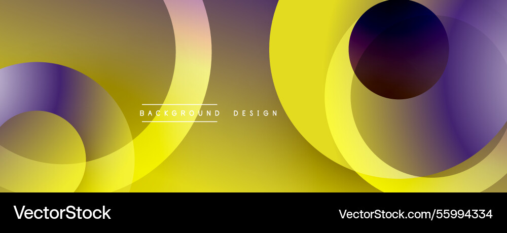 Abstract composition with layered circular Abstract composition with layered circular vector image