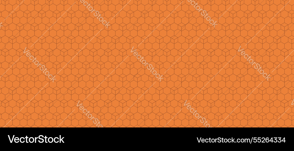 Abstract geometric hexagon pattern in burnt Abstract geometric hexagon pattern in burnt vector image