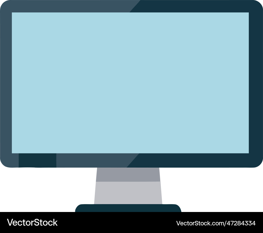 Modern computer monitor symbol tech Vector Image
