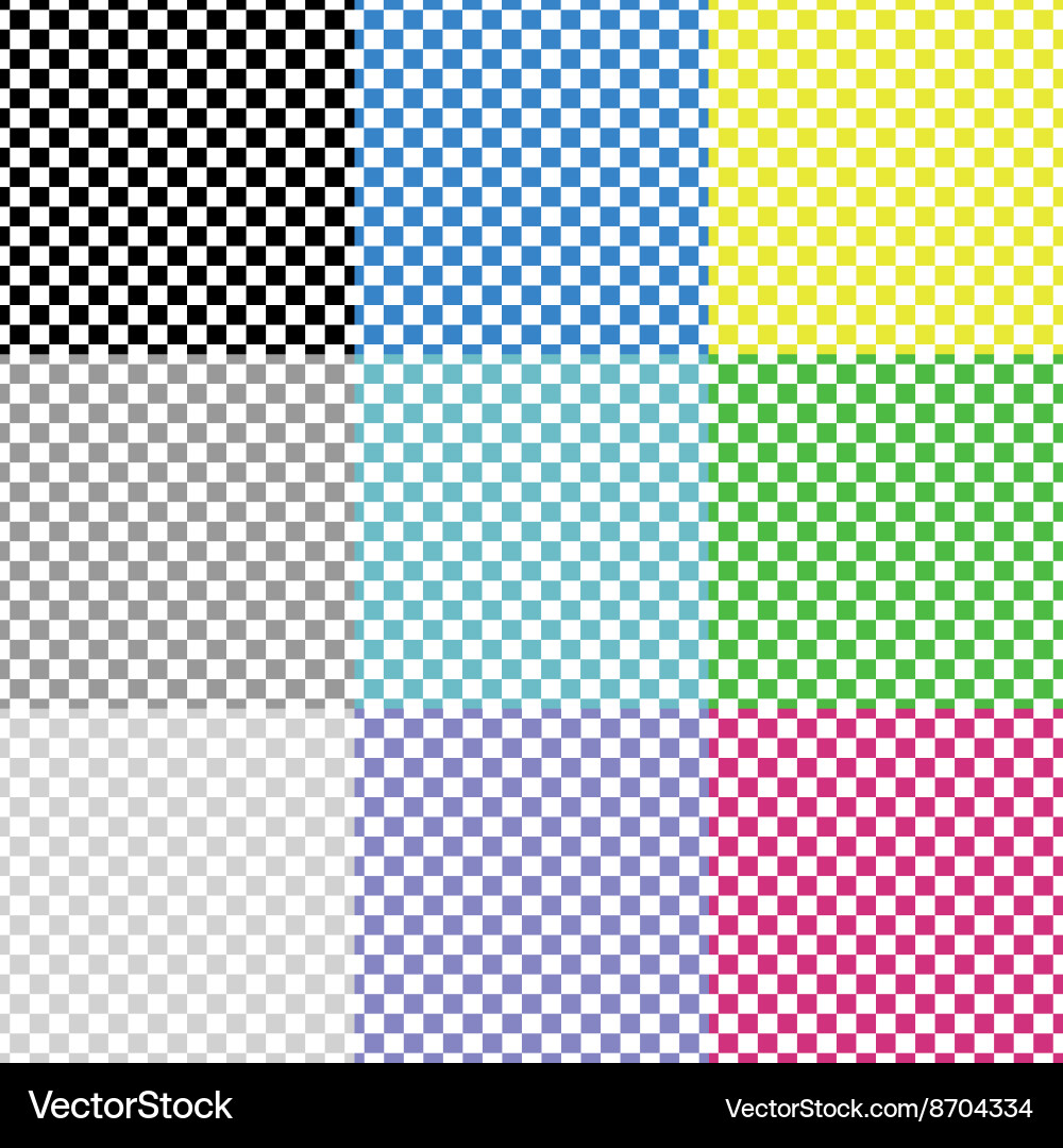 Multicolored squared patterns vector image