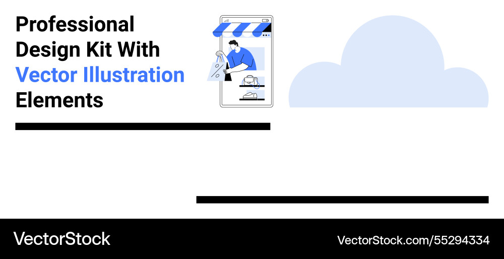 Online design toolkit with customizable Online design toolkit with customizable vector image
