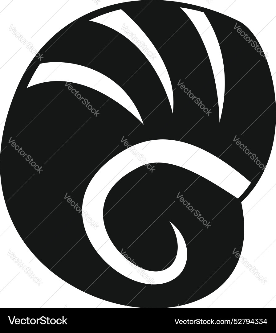 Simple of a seashell Vector Image