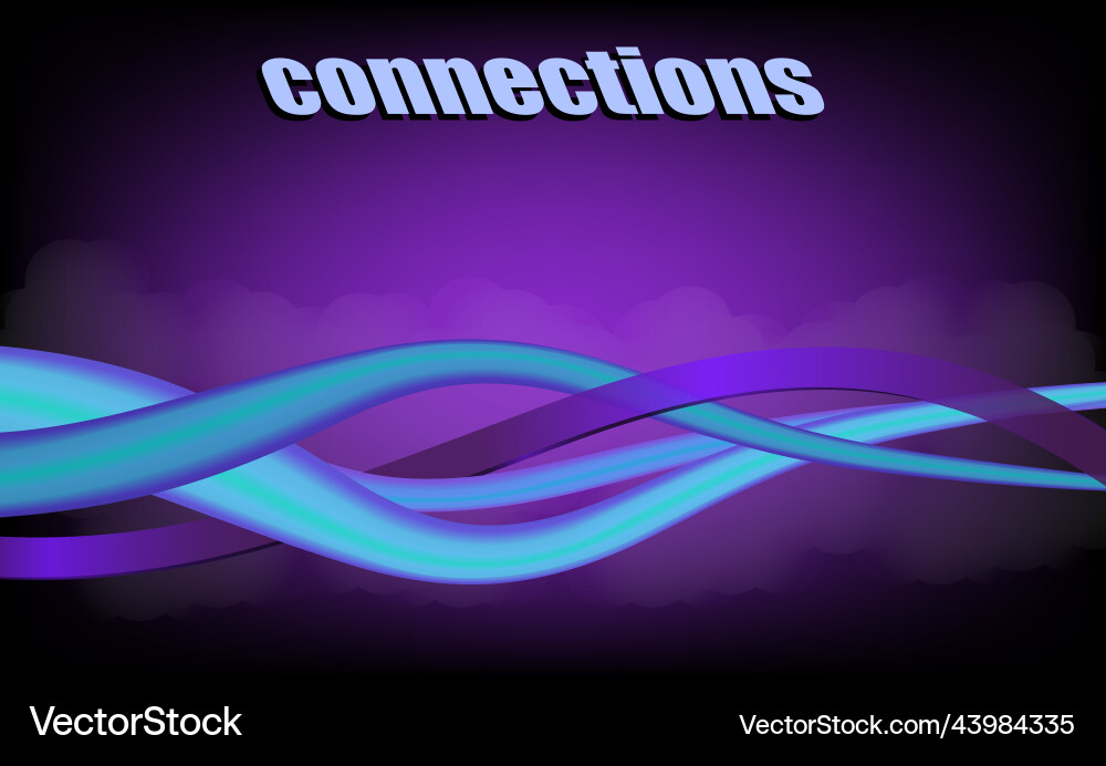 3d abstract background moving lines vector image