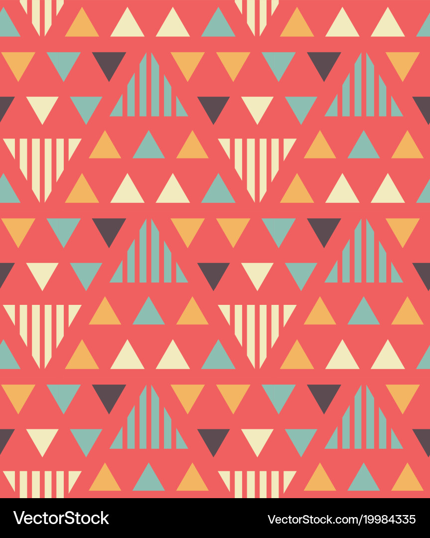 Irregular triangles seamless pattern Vector Image