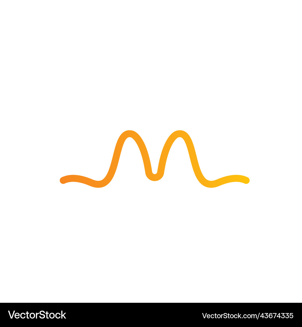 Sound wavepulse lineequaizer and effect Vector Image